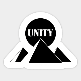 UNITY - Ancient Kemet Pyramid Graphic Sticker